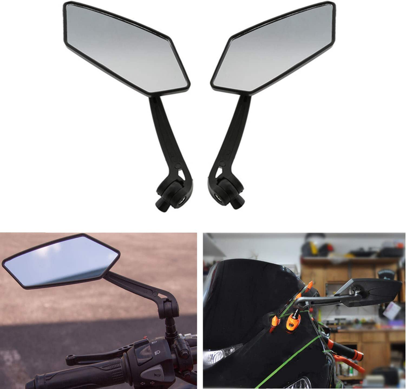 OSAN Custom Universal Motorcycle Rearview Side Mirrors for Sports bike Choppers Cruiser  OSAN   