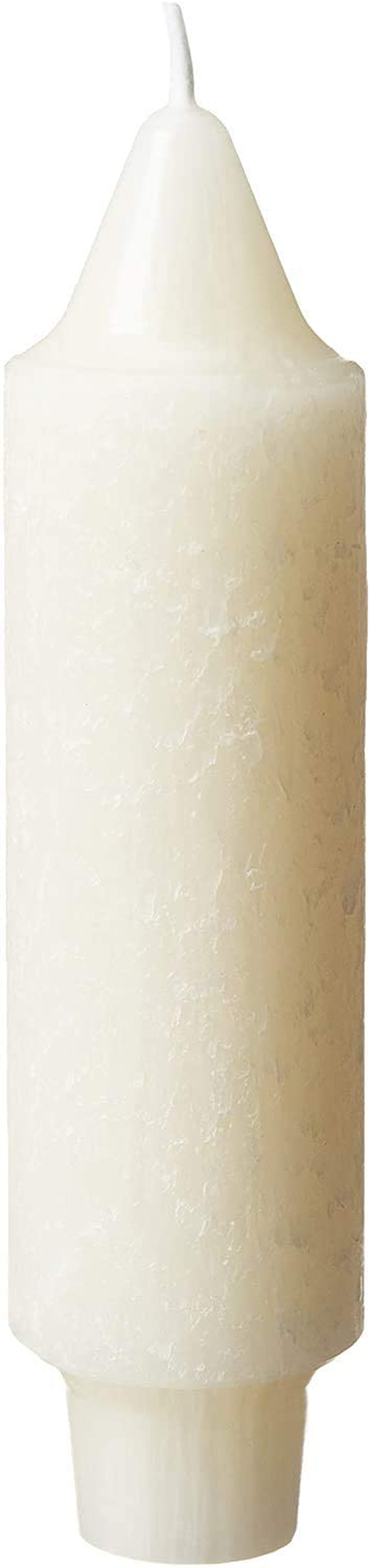 Root Candles 59517 Unscented Timberline Collenette 5-Inch Dinner Candles, 8-Count, Ivory