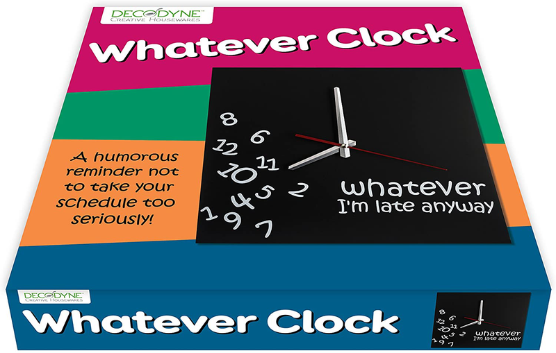 Decodyne Whatever I'm Late Wall Clock Home & Garden > Decor > Clocks > Wall Clocks Decodyne   