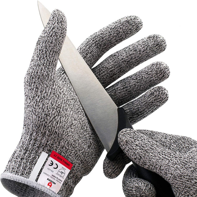 NoCry Cut Resistant Gloves - Ambidextrous, Food Grade, High Performance Level 5 Protection. Size Small, Complimentary Ebook Included Home & Garden > Kitchen & Dining > Kitchen Tools & Utensils NoCry Original Grey Medium 
