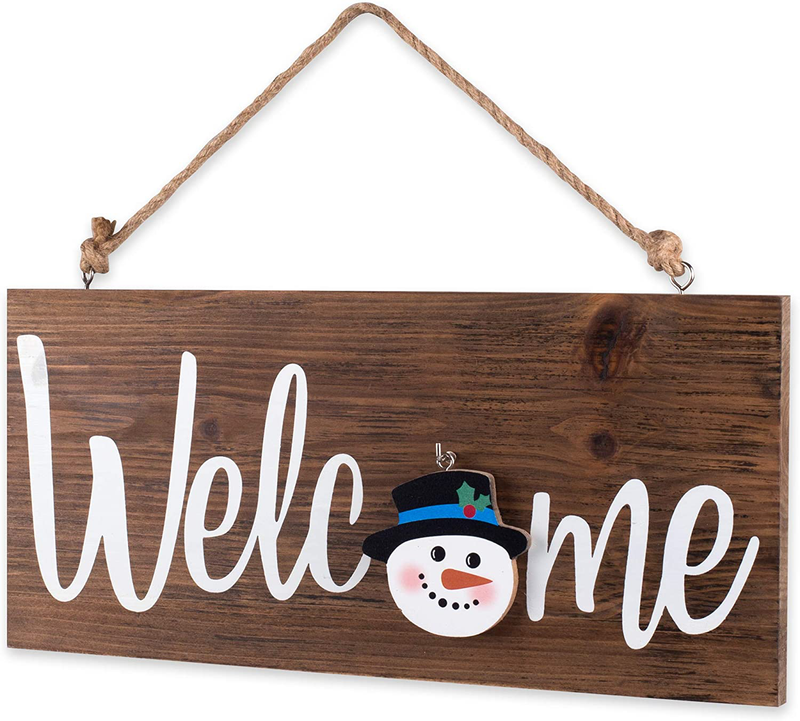 North Bird Interchangeable Welcome Sign for Front Door - Holiday Home Decor Sign With 8 Changeable Icons - Rustic Wooden Door Hangers for Every Season - Farmhouse Front Porch Decor Home & Garden > Decor > Seasonal & Holiday Decorations North Bird   