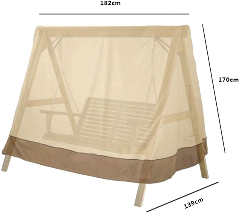 Outdoor A-Frame Swing Cover, Patio Swing Covers Waterproof 72 Inch for Outdoor Porch Swings Home & Garden > Lawn & Garden > Outdoor Living > Porch Swings Moutosne   