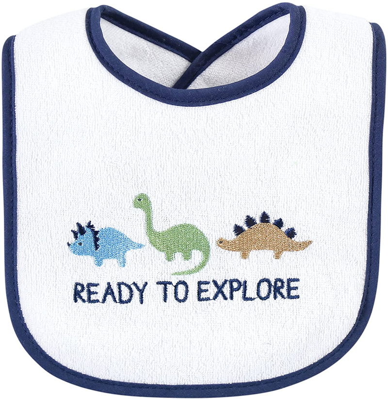Hudson Baby Unisex Baby Cotton Terry Drooler Bibs with Fiber Filling Home & Garden > Decor > Seasonal & Holiday Decorations Hudson Baby   