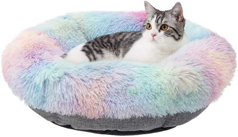 KOOLTAIL Marshmallow Pet Bed - Super Soft Plush Calming Cat Bed Mat, Soft Plush Surface Pet Bed Furry Cushion Bed for All Season Animals & Pet Supplies > Pet Supplies > Cat Supplies > Cat Beds KOOLTAIL   