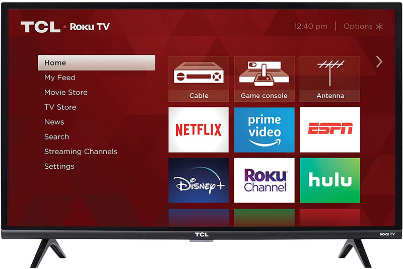 TCL 32-inch 1080p Roku Smart LED TV - 32S327, 2019 Model Electronics > Video > Televisions TCL TV Only 32-Inch 1080p 