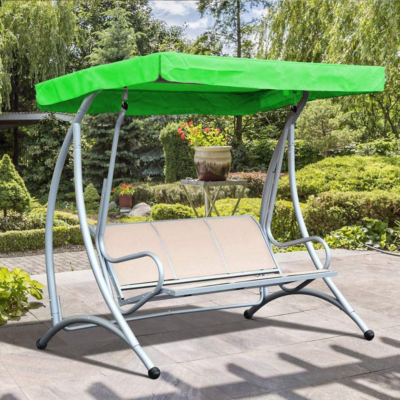 Replacement Canopy for Swing, Outdoor Swing Canopy Replacement Porch Top Cover Seat Furniture 2/3 Seater Waterproof Top Cover for Patio Swing(Without Mounting Holes) - 72x44 inches Home & Garden > Lawn & Garden > Outdoor Living > Porch Swings zapture   