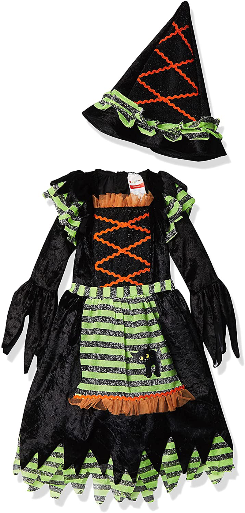 Disguise Toddler Storybook Witch Costume Apparel & Accessories > Costumes & Accessories > Costumes Disguise As Shown Standard Packaging Toddler-(3T-4T)