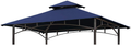 Eurmax 5FT x 8FT Double Tiered Replacement Canopy Grill BBQ Gazebo Roof Top Gazebo Replacement Canopy Roof（Cocoa） Home & Garden > Lawn & Garden > Outdoor Living > Outdoor Structures > Canopies & Gazebos Eurmax Navy Blue  
