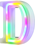 Neon Letter Lights 26 Alphabet Letter Bar Sign Letter Signs for Wedding Christmas Birthday Partty Supplies,USB/Battery Powered Light Up Letters for Home Decoration-Colourful J Home & Garden > Decor > Seasonal & Holiday Decorations& Garden > Decor > Seasonal & Holiday Decorations WARMTHOU Letter-d  