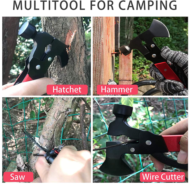 KITHELP Camping Gear Survival Multitool - Camping Gifts for Men Dad Husband Boyfriend Best Camping Accessories Survival Supplies Outdoor Tools Sporting Goods > Outdoor Recreation > Camping & Hiking > Camping Tools KITHELP   