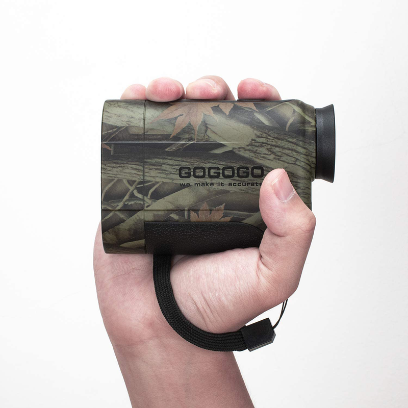 Gogogo Sport Vpro 6X Hunting Laser Rangefinder Bow Range Finder Camo Distance Measuring Outdoor Wild 650/1200Y with Slope High-Precision Continuous Scan  Gogogo Sport Vpro   