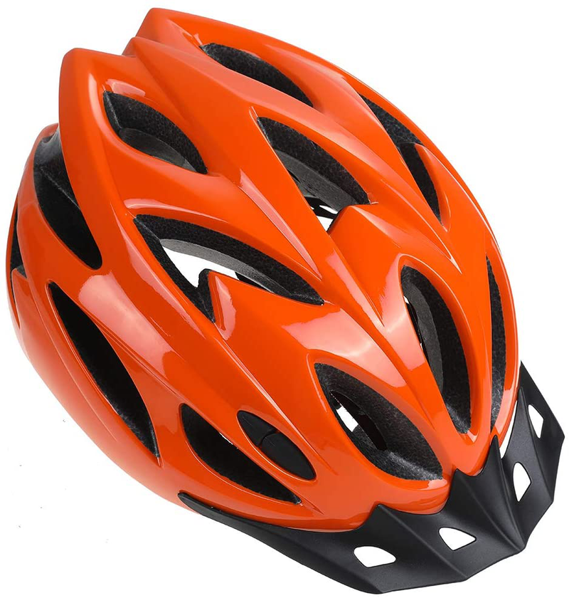 Zacro Adult Bike Helmet, Cycle Helmet, Bike Helmet Specialized for Mens Womens Safety Protection, Collocated with a Headband Sporting Goods > Outdoor Recreation > Cycling > Cycling Apparel & Accessories > Bicycle Helmets Zacro Orange  