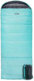 TETON Sports Regular Sleeping Bag; Great for Family Camping Sporting Goods > Outdoor Recreation > Camping & Hiking > Sleeping Bags TETON Sports Teal Poly Liner Right 