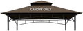 CoastShade 8x 5 Grill BBQ Gazebo Double Tiered Replacement Canopy Roof Outdoor Barbecue Gazebo Tent Roof Top,Burgundy Home & Garden > Lawn & Garden > Outdoor Living > Outdoor Structures > Canopies & Gazebos CoastShade Brown  