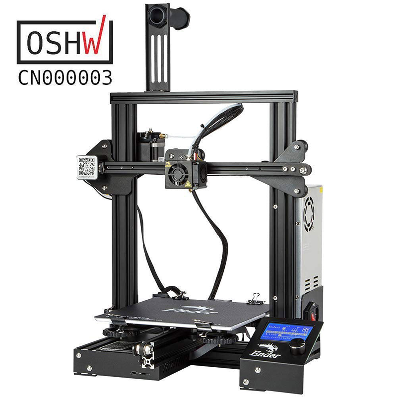 Official Creality Ender 3 3D Printer Fully Open Source with Resume Printing Function DIY 3D Printers Printing Size 220x220x250mm Electronics > Print, Copy, Scan & Fax > 3D Printers Comgrow   
