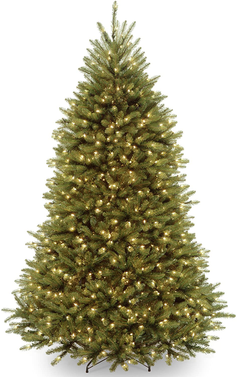 National Tree Company lit Artificial Christmas Tree Includes Pre-strung White Lights and Stand, 7.5 ft, Green Home & Garden > Decor > Seasonal & Holiday Decorations > Christmas Tree Stands National Tree Company Default Title  