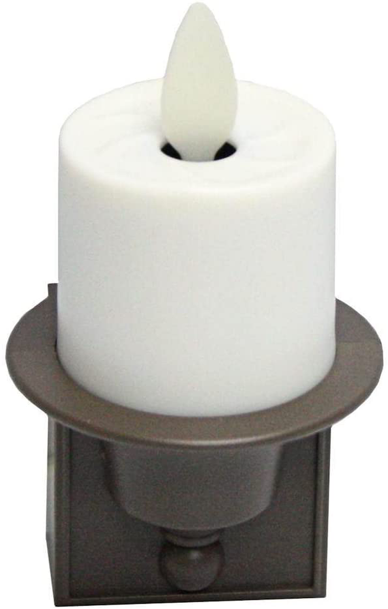 Liown 14253 - 2.1" x 3" Ivory (Unscented) Straight Edge Moving Flame LED Matte Plastic Candle Night Light Home & Garden > Decor > Home Fragrances > Candles Liown   
