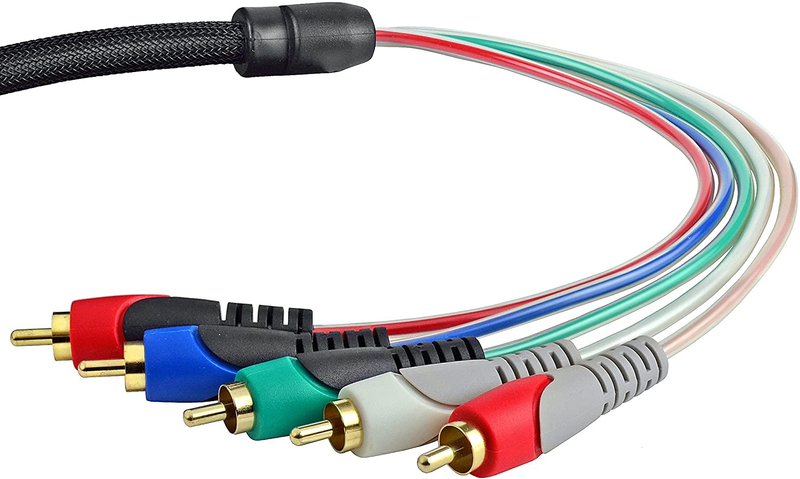 Mediabridge Component Video Cables with Audio (6 Feet) - Gold Plated RCA to RCA - Supports 1080i Electronics > Electronics Accessories > Cables > Audio & Video Cables Mediabridge 12 Feet  