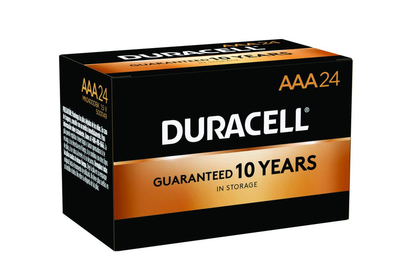 Duracell, MN2400BKD, Standard Battery, AAA, Alkaline, PK24 Electronics > Electronics Accessories > Power > Batteries Duracell AAA Batteries 24 Count (Pack of 1)