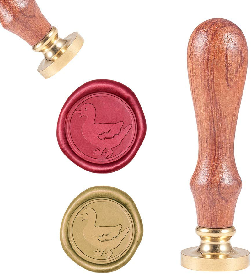 CRASPIRE Wax Seal Stamp Lion Head Sealing Wax Stamps Retro Wood Stamp Wax Seal 25mm Removable Brass Seal Wood Handle for Envelopes Invitations Wedding Embellishment Bottle Decoration Gift Packing Home & Garden > Decor > Seasonal & Holiday Decorations& Garden > Decor > Seasonal & Holiday Decorations CRASPIRE Duck  