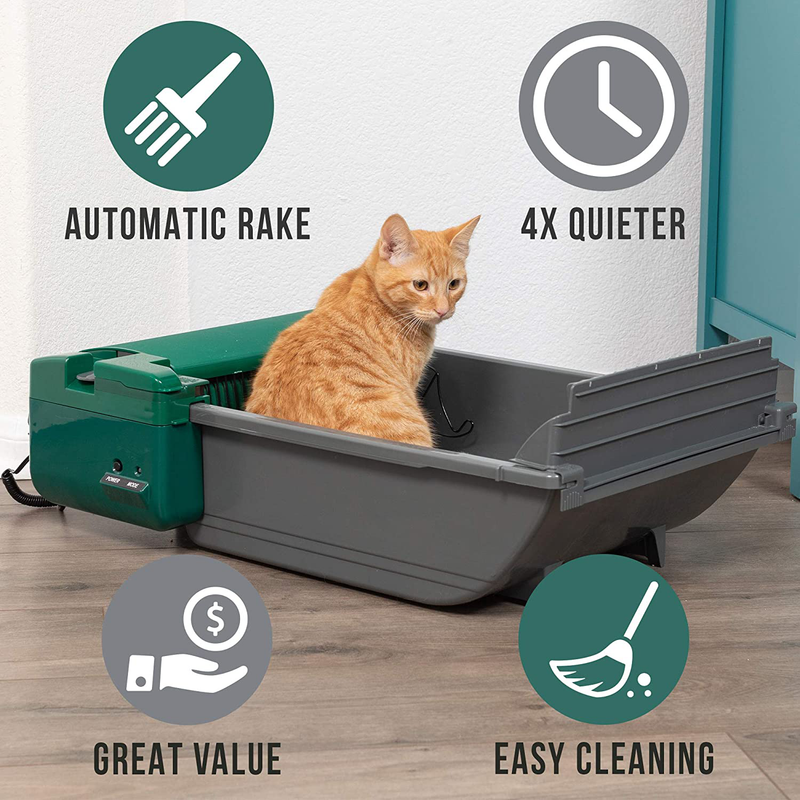 Pet Zone Smart Scoop Automatic Litter Box (Self Cleaning Litter Box, Cat Litter Box with No Expensive Refills) [Hands-Free, East to Clean Waste Disposal Litter Box, Works with Clumping Cat Litter] Animals & Pet Supplies > Pet Supplies > Cat Supplies > Cat Litter Pet Zone   
