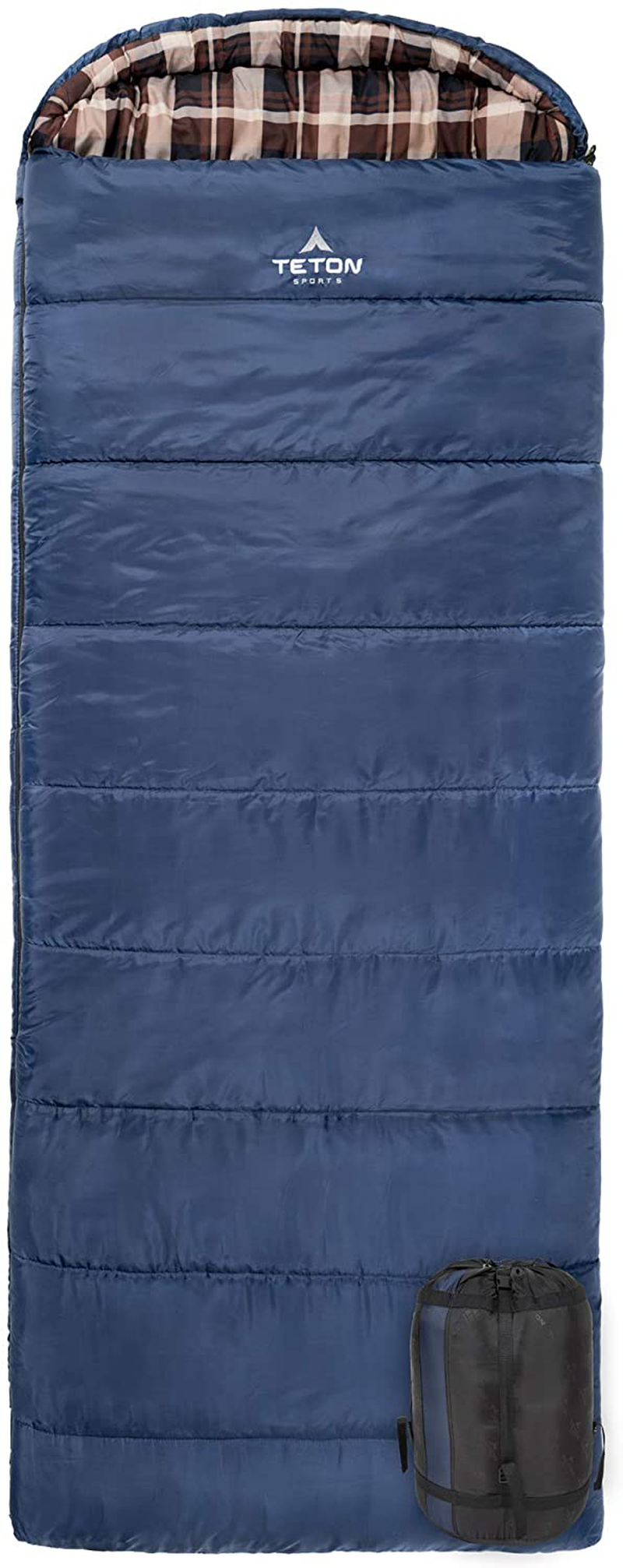 TETON Sports Celsius XL Sleeping Bag; Great for Family Camping; Free Compression Sack Sporting Goods > Outdoor Recreation > Camping & Hiking > Sleeping Bags TETON Sports Blue Rip-stop -25F Right Zip