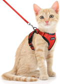 Dooradar Cat Leash and Harness Set, Escape Proof Safe Breathable Cat Vest Harness for Walking , Easy Control Soft Adjustable Reflective Strips Mesh Jacket for Cats, Pink, XS (Chest: 13.5” -16.0”) Animals & Pet Supplies > Pet Supplies > Cat Supplies > Cat Apparel Dooradar Reddish Orange X-Small (Pack of 1) 