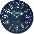Navy Blue Large Wall Clock | Ultra Quiet Quartz Mechanism | Hand Made in USA | Beautiful Crisp Lasting Color | Comes in 8 Sizes Home & Garden > Decor > Clocks > Wall Clocks The Big Clock Store 1. Navy Blue 18-Inch 