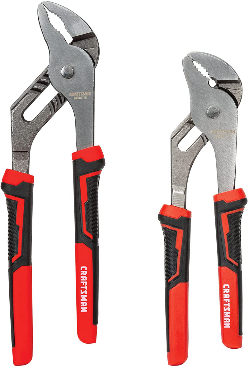 CRAFTSMAN Pliers, 8 & 10-Inch, 2-Piece Groove Joint Set (CMHT82547) Hardware > Tools > Tool Sets > Hand Tool Sets Craftsman Pliers(2 pack) 2 piece 