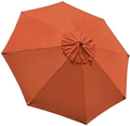 EliteShade 9ft Patio Umbrella Market Table Outdoor Deck Umbrella Replacement Canopy Cover (Canopy Only)(Beige) Home & Garden > Lawn & Garden > Outdoor Living > Outdoor Umbrella & Sunshade Accessories EliteShade Rust  