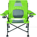 STRONGBACK 3.0 Guru Camp Chair, Original, Navy/Grey Sporting Goods > Outdoor Recreation > Camping & Hiking > Camp Furniture STRONGBACK Lime Green/Grey Guru Gen 1 