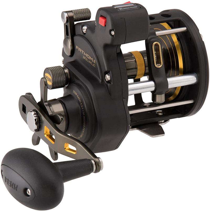 Penn Fathom II Level Wind Conventional Fishing Reel Sporting Goods > Outdoor Recreation > Fishing > Fishing Reels PENN Fishing Lw, Line Counter 15 