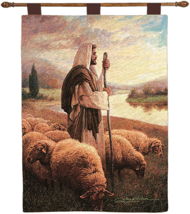 Manual Inspirational Collection 13 X 18-Inch Wall Hanging with Frame, Ten Commandments Home & Garden > Decor > Artwork > Decorative Tapestries Manual Woodworker Good Shepherd by Greg Olsen 26 by 36-Inch 