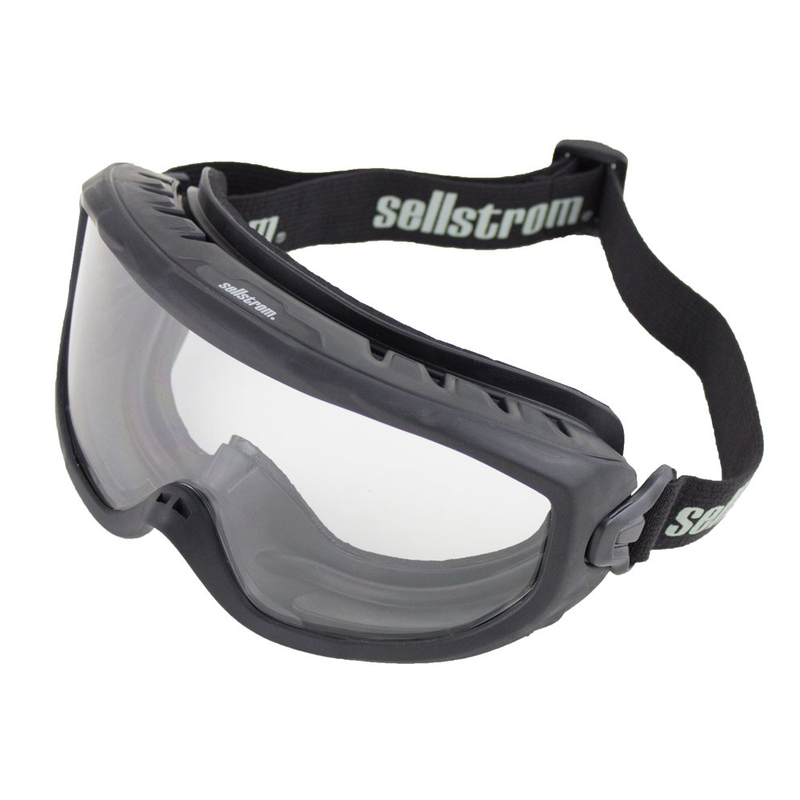 Sellstrom Safety Goggles – Wildland Fire OTG Eye Protection, S80225, Anti Fog, Scratch Resistant, Protective Eye Shield for Men and Women with Clear Lens, Adjustable Strap, Black Frame Home & Garden > Flood, Fire & Gas Safety Sellstrom Manufacturing Company Clear Lens  