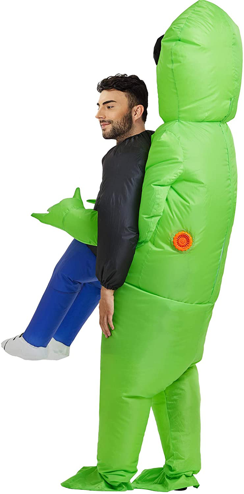 TOLOCO Inflatable Alien Costume Adult, Inflatable Costume Adult, Inflatable Halloween Costumes for Men, Alien Blow up Costumes for Adults Apparel & Accessories > Costumes & Accessories > Costumes TOLOCO   