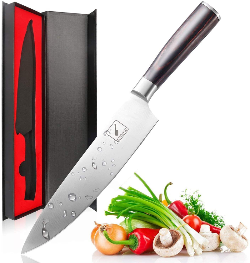 imarku Chef Knife - Pro Kitchen Knife 8 Inch Chef's Knives High Carbon German Stainless Steel Sharp Paring Knife with Ergonomic Handle Home & Garden > Kitchen & Dining > Kitchen Tools & Utensils imarku   