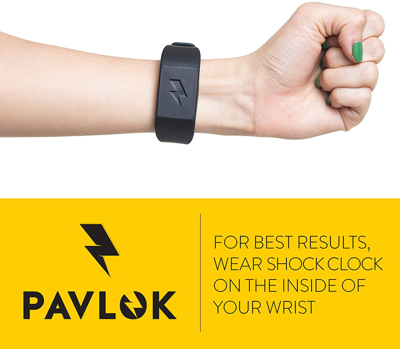 Pavlok Shock Clock Wake Up Trainer – Wearable Smart Alarm Clock - Never Hit Snooze Again Electronics > Computers > Handheld Devices Pavlok   