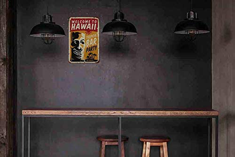 Swono Welcome to Hawaii Tin Signs,Funny Tiki with Letter Tropical Bar Party Vintage Metal Tin Sign for Men Women,Wall Decor for Bars,Restaurants,Cafes Pubs,12x8 Inch Home & Garden > Decor > Artwork > Sculptures & Statues Swono   