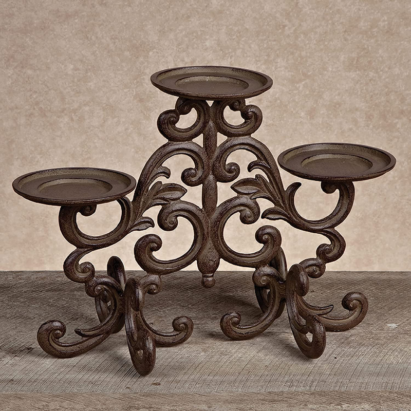 GG Collection Acanthus 3 Candle Holder