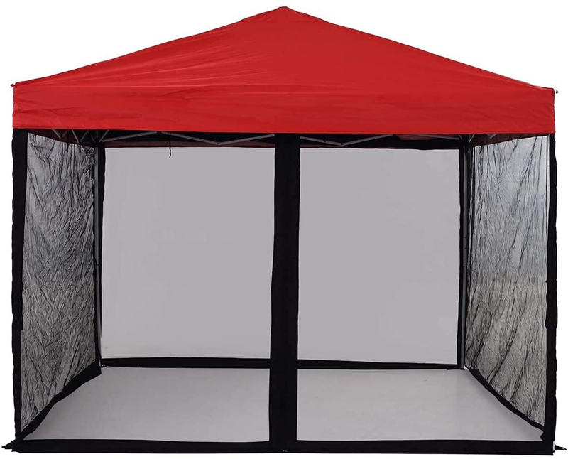 Mosquito Net for Outdoor Patio and Garden, Screen House for Camping and Deck , Outdoor Gazebo Screenroom , Zippered Mesh Sidewalls for 10X 10' Gazebo and Tent (Screen House in White) Sporting Goods > Outdoor Recreation > Camping & Hiking > Mosquito Nets & Insect Screens PROHIKER screen house in black  
