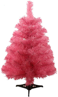 MOJUN Artificial Christmas Tree with Plastic Stand Holder Base, 60cm/2-feet, Black Home & Garden > Decor > Seasonal & Holiday Decorations > Christmas Tree Stands MOJUN Pink  