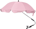 Silfrae Baby Stroller Umbrella UV Rays Umbrella Rainproof Parasol Home & Garden > Lawn & Garden > Outdoor Living > Outdoor Umbrella & Sunshade Accessories Silfrae Pink  