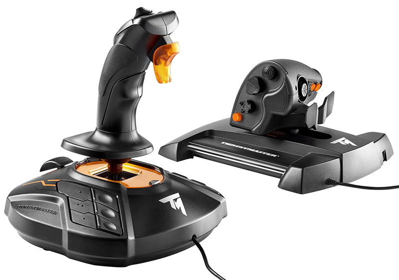 Thrustmaster T.16000M FCS HOTAS Controller (Windows) Electronics > Electronics Accessories > Computer Components > Input Devices > Game Controllers > Joystick Controllers THRUSTMASTER Black Thrustmaster T16000M FCS HOTAS 
