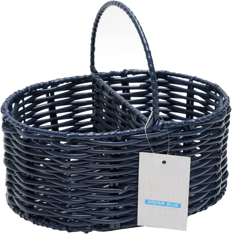 Dream Blue Bathroom Shower Caddy Basket Portable Shower Candy Tote Toilet Basket Storage Basket with Handle for Shampoo, Soap, Cosmetics, Beauty Products for Bathroom, College Dorm, Bedroom, Kitchen Sporting Goods > Outdoor Recreation > Camping & Hiking > Portable Toilets & ShowersSporting Goods > Outdoor Recreation > Camping & Hiking > Portable Toilets & Showers Dream Blue   