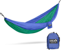 ENO, Eagles Nest Outfitters DoubleNest Lightweight Camping Hammock, 1 to 2 Person, Seafoam/Grey Home & Garden > Lawn & Garden > Outdoor Living > Hammocks ENO Royal/Emerald Standard Packaging 