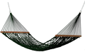 Hatteras Hammocks DC-11OT Small Oatmeal Duracord Rope Hammock with Free Extension Chains & Tree Hooks, Handcrafted in The USA, Accommodates 1 Person, 450 LB Weight Capacity, 11 ft. x 45 in. Home & Garden > Lawn & Garden > Outdoor Living > Hammocks Hatteras Hammocks Green  