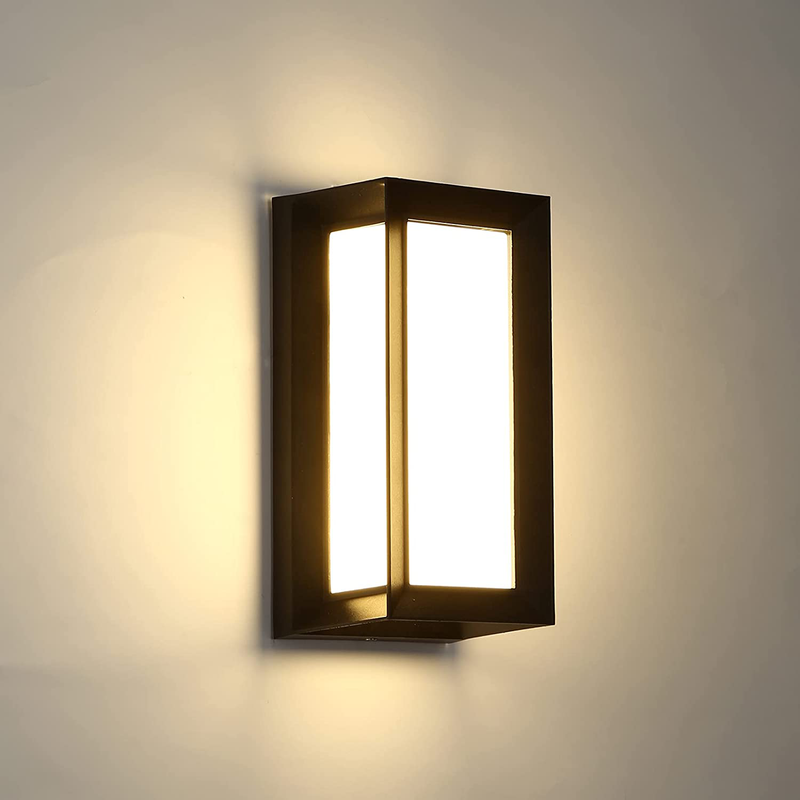 Outdoor Wall Light Modern Porch Wall Lamp 18W LED Wall Sconce Exterior Wall Mount Wall Lights Suitable for Indoor and Outdoor Decoration Lighting(3000K)