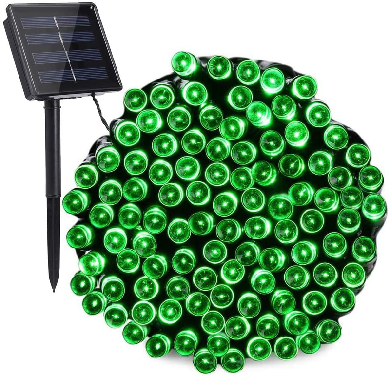 Toodour Solar Christmas Lights, 2 Packs 72ft 200 LED 8 Modes Solar String Lights, Waterproof Solar Outdoor Christmas Lights for Garden, Patio, Fence, Balcony, Christmas Tree Decorations (Multicolor) Home & Garden > Decor > Seasonal & Holiday Decorations& Garden > Decor > Seasonal & Holiday Decorations Toodour Green 72ft 