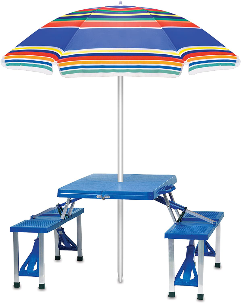 ONIVA - a Picnic Time Brand Outdoor Sunshade Umbrella, Multi-Color Stripe Home & Garden > Lawn & Garden > Outdoor Living > Outdoor Umbrella & Sunshade Accessories ONIVA - a Picnic Time Brand   