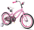 JOYSTAR 12" 14" 16" Kids Cruiser Bike with Training Wheels for Ages 2-7 Years Old Girls & Boys, Toddler Kids Children Bicycles Sporting Goods > Outdoor Recreation > Cycling > Bicycles JOYSTAR Cruiser-Pink 12 Inch 